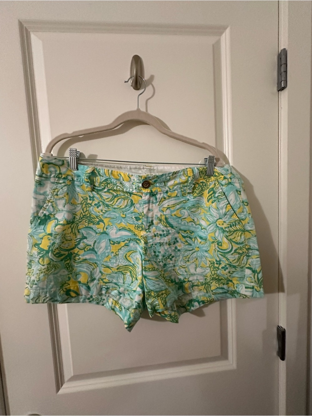 Lilly Pulitzer Floral-Print Shorts in Aqua, Yellow & Mint